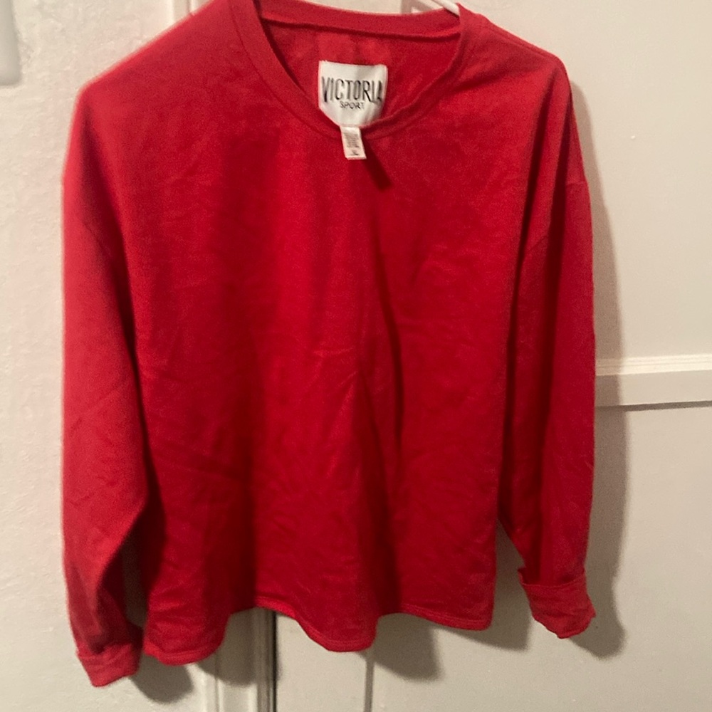Victoria Secret Small Red light sweatshirt